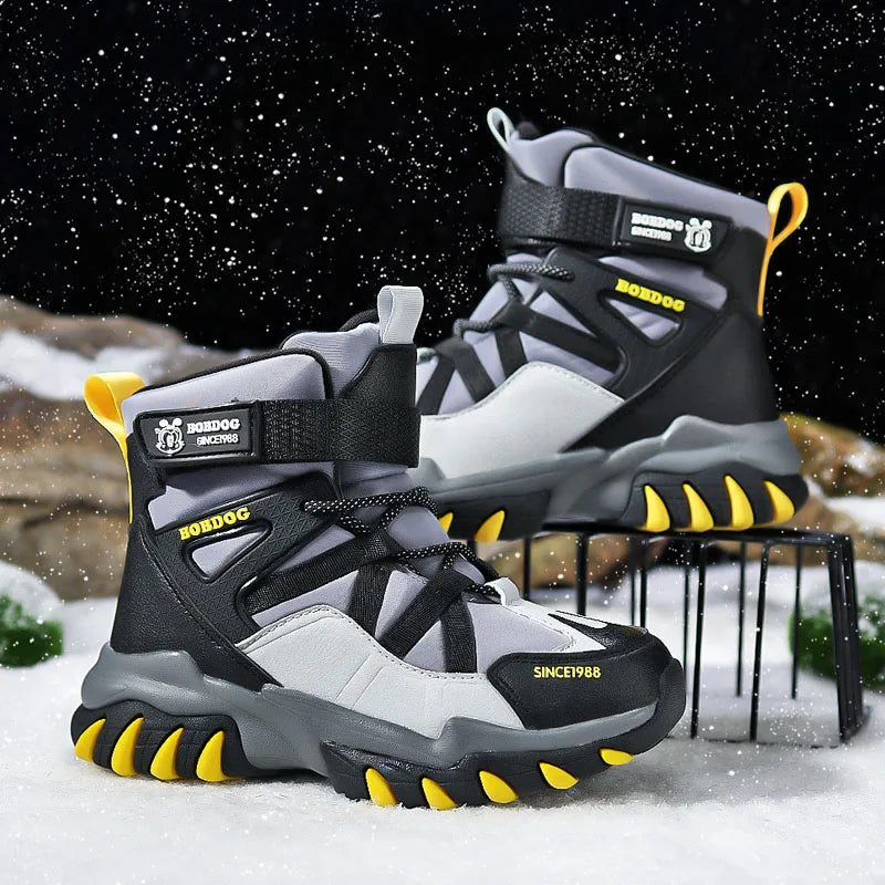 Boys Stylish Winter Long Warm Snow Boots
