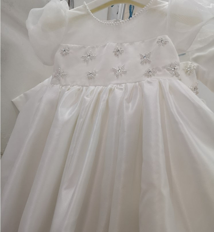 Baby/Kids Girls Beading Tutu Christening/Birthday Gown childrensterritory