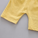 Baby Boy Pyramid Design Short-sleeved Shirt and Shorts Set childrensterritory