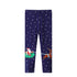 Kids Girls Cartoon and Floral Print Cotton Leggings/Trousers childrensterritory