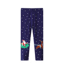Kids Girls Cartoon and Floral Print Cotton Leggings/Trousers childrensterritory