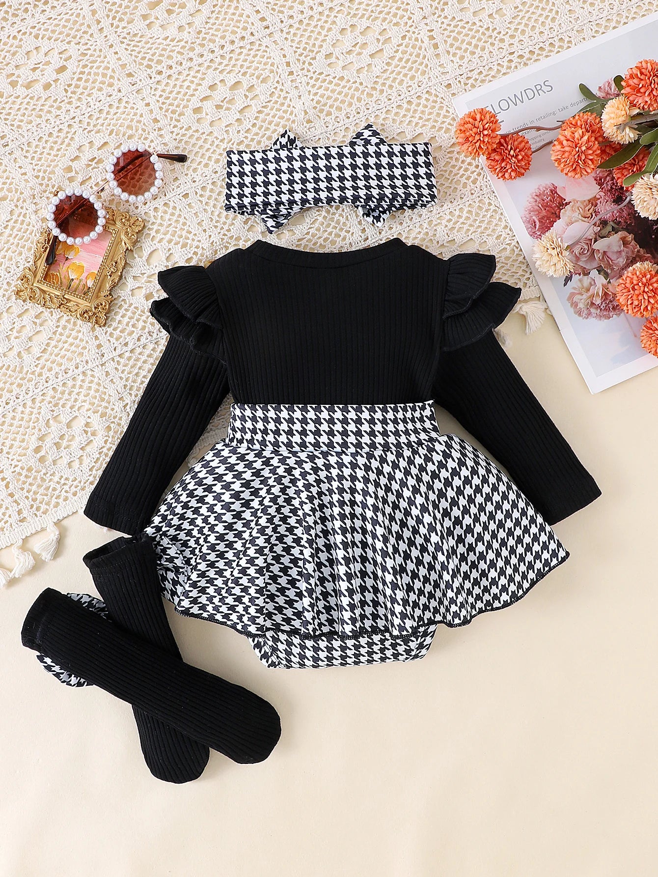 Baby Girls' Long-Sleeved Elegant Dresses