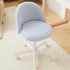 Wheeled, Armless Office Chair with Lumbar Support childrensterritory