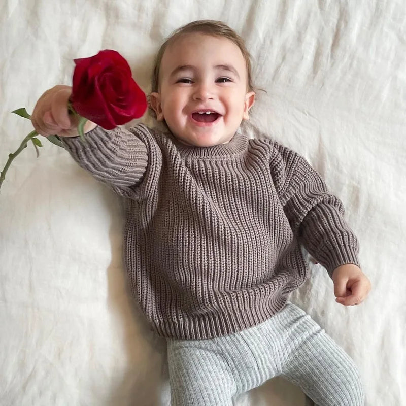 Newborn Baby Knit Pullover Winter Sweater childrensterritory