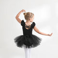 Kids' Girls' Designer Gymnastics Ballet Leotard with Tutu Skirt