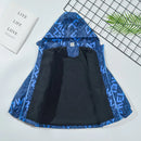 Boys Letter Print Hooded Waterproof Fleece Jackets childrensterritory