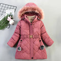 Kids Girls Winter Thicken Coat/Snow Hoodie Jacket