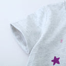 Little Girls' Cartoon Unicorn Design Cotton Top childrensterritory