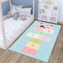 Cartoon Design Learning Kids Room Carpet for Crawling Jumping childrensterritory