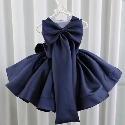 Toddler Girl Elegant Sleeveless First Communion Dress