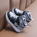 Star Pattern Colorful Plush Warm Kids Cotton Sneakers childrensterritory
