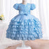 Stylish Shining Tiered Tulle Cosplay Party Dresses for Girls childrensterritory