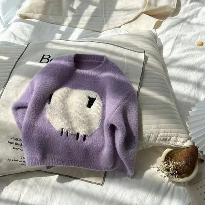 Warm Love Knitting Little Girls Sweater childrensterritory