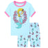 Kids Girls Cartoon Girls Print Pajamas for Summer childrensterritory