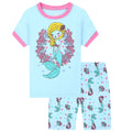 Kids Girls Cartoon Girls Print Pajamas for Summer childrensterritory