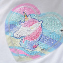 Kids Girls 2pcs Unicorn Sequins Chiffon Clothing Sets