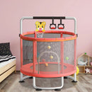 Adjustable Kids Trampoline with Basketball Hoop, Swing, Sandbag childrensterritory