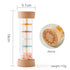 Colorful Rainbow Hourglass Rain Music Rattle Toys for Baby childrensterritory
