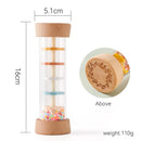 Colorful Rainbow Hourglass Rain Music Rattle Toys for Baby childrensterritory