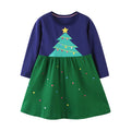 Long-Sleeved Printed Summer Dresses For Girls childrensterritory