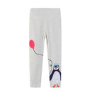 Lovely Cartoon Design Soft Cotton Leggings for Girls childrensterritory