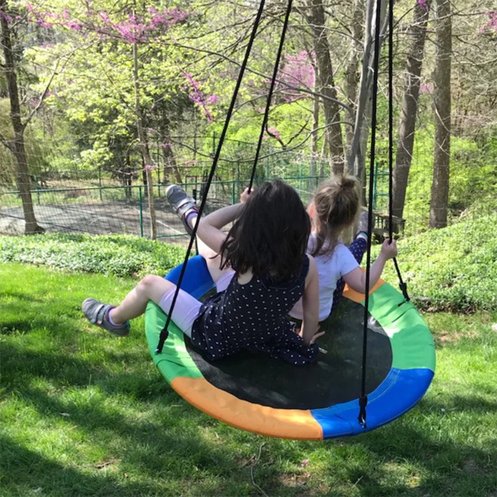 Adjustable Flying Saucer Swing Play Set for Kids