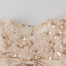 Kids Girls Bow Sequins Sleeveless TUTU Dresses
