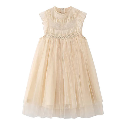 Kids Girls Lace Design Bohemia Style Summer Princess Party Dresses childrensterritory