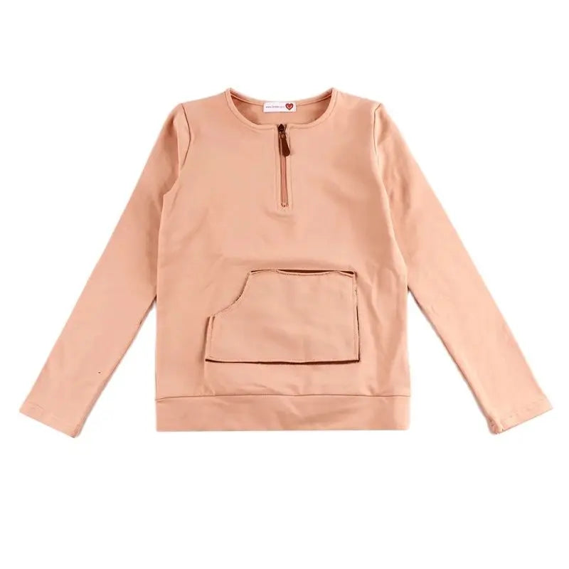 Casual Family Matching Zipper T-shirts childrensterritory