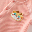 Baby Kids Cartoon Design Casual Warm Bodysuit childrensterritory