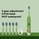 Child's Rechargeable Colorful Cartoon Electric Toothbrush childrensterritory