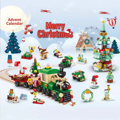 Christmas Advent Calendar Building Blocks Set for Kids childrensterritory
