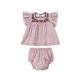 Embroidered Baby/Kids Family Matching Clothing Set for Summer childrensterritory