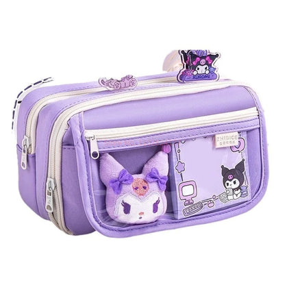 Large Capacity Kawaii Pencil Case For School Girls