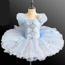 Kids Girls Sequins Tassel Modern Ballet Leotard Tutu Dresses childrensterritory