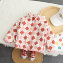 Full Sleeve Solid Color Girls' Winter Jackets childrensterritory