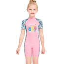Kids Girls UV Protective Long Sleeve Sports Swimsuits childrensterritory