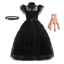 Wednesday Addams Kids Easter Halloween Party Costumes childrensterritory