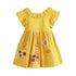 Little Girls Stylish Printed Elegant Summer Dresses childrensterritory