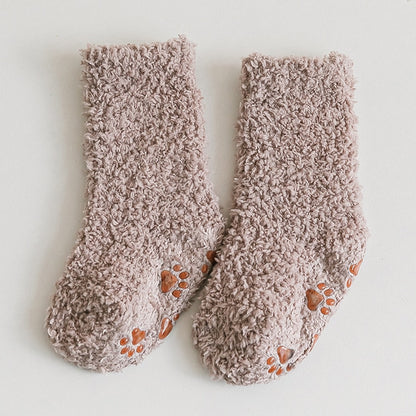 Coral Fleece Thick Newborn/Kids Socks Leg Warmers childrensterritory