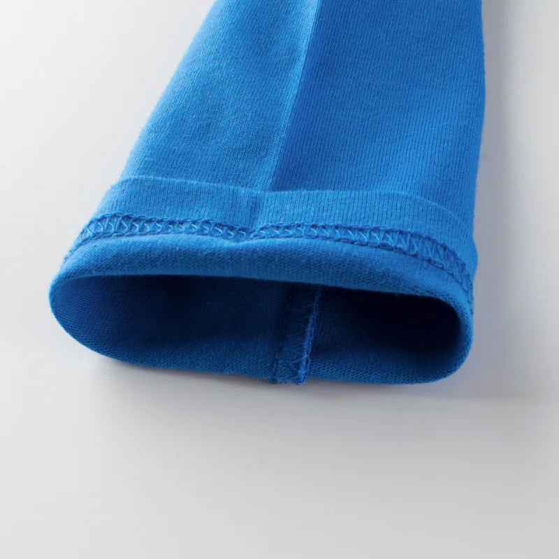 Cartoon Excavator Print Kids Boys Cotton T-shirts