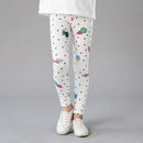 Little Girls Cartoon Flowers Print Leggings/Trousers childrensterritory