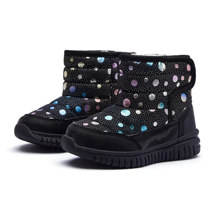 Cute Dots Design Kids Anti-skid Snow Boots childrensterritory