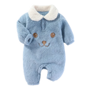 Newborn Baby Collar Design Soft Winter Bodysuit childrensterritory