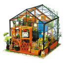 Miniature Wooden DIY House with Furniture Toys