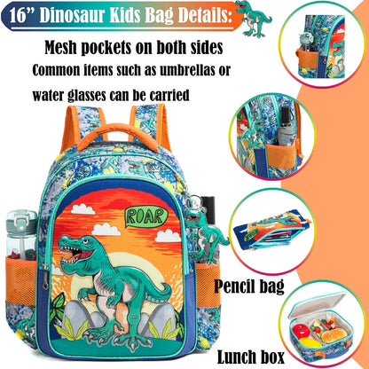 3D Cartoon Pattern Kids Boys Girls School Bags/Bookbags/Backpack childrensterritory