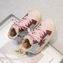 Kids Girls Sequined Board Star Casual Sneakers childrensterritory