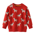 Cartoon Letter Print Kids Girls Sweatshirts childrensterritory