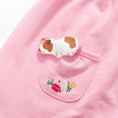 Girls Cartoon Design Shoulder Strap Skirt Dress childrensterritory