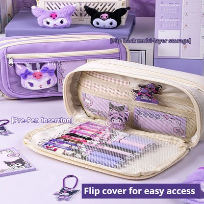 Large Capacity Kawaii Pencil Case For School Girls